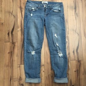 Jolt boyfriend cropped jeans